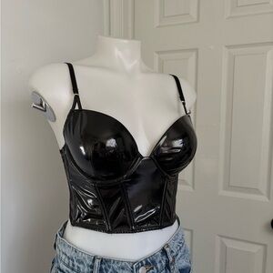 Victoria's Secret Black Lace Bustier